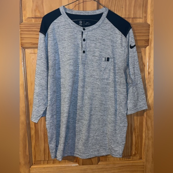 Official NFL Philadelphia Eagles Nike Dri-Fit 3/4 Sleeve Shirt. - Picture 2 of 6